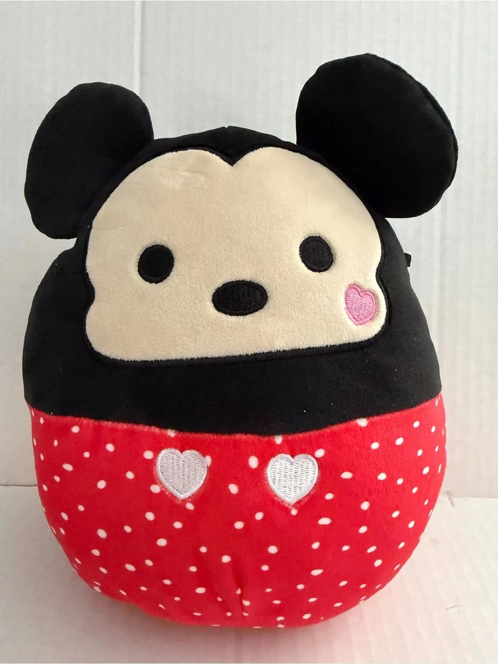 Disney Squishmallows Valentines Day Mickey Mouse Plush